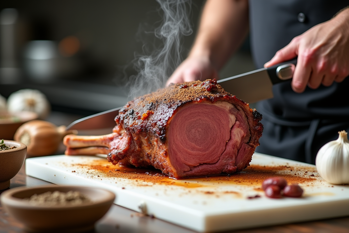 agneau cuisson
